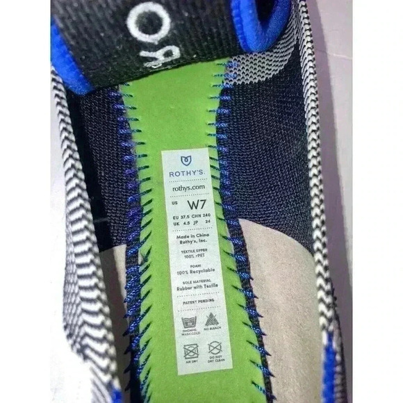 NEW Rothy's Captoe Black Flats New - Picture 8 of 8